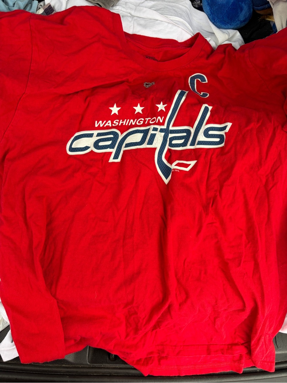 Washington Capitals Red Short Sleeve Graphic Tee - Kids